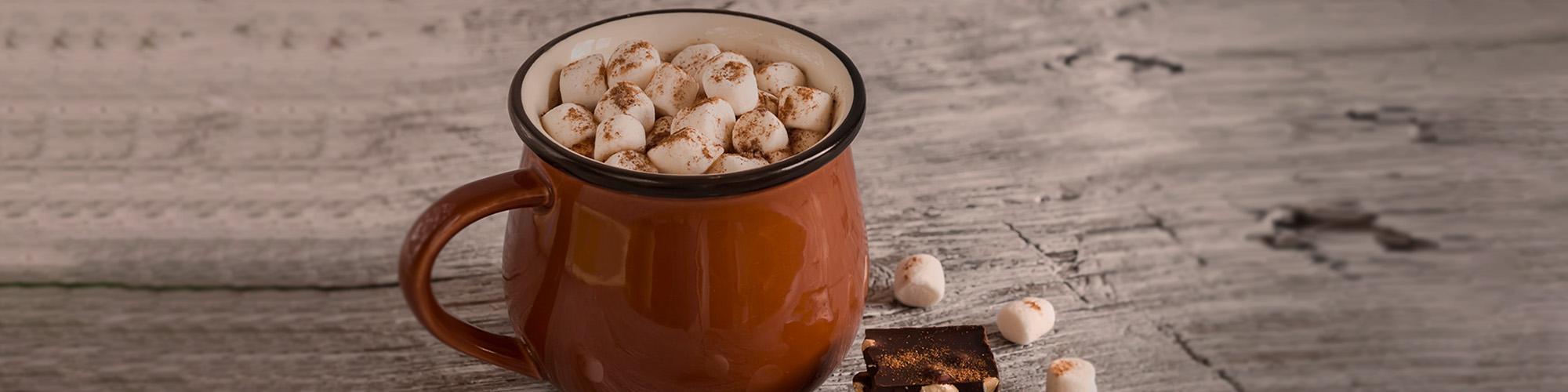 Hot Chocolate Coffee mit Marshmallows