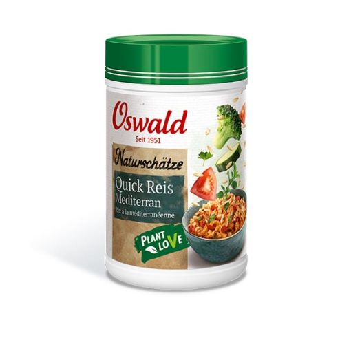 Grande boîte Quick Rice Méditerranéen Trésors de la Nature, Plats rapides, Oswald