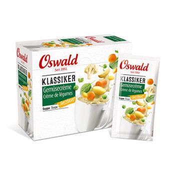 Schachtel Gemüsecrèmesuppe Instant, Suppen, Oswald