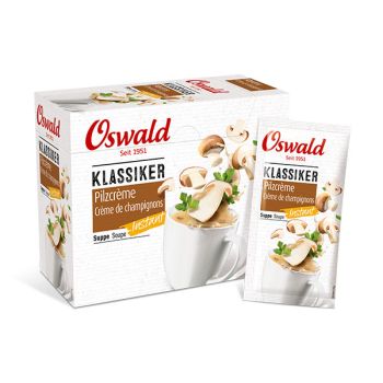 Carton Crème Champignons Instantanée, Soupes, Oswald